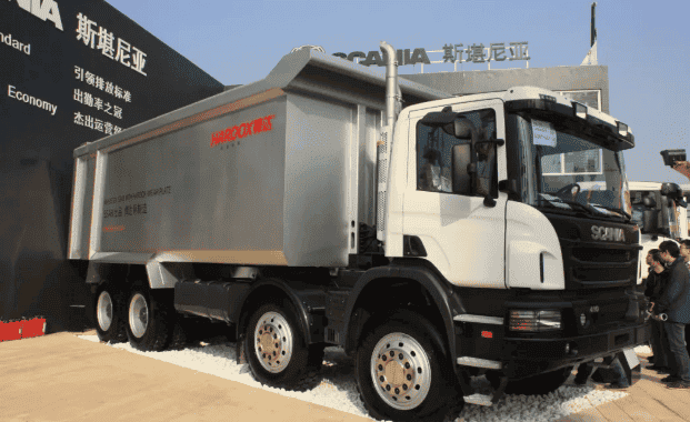 Do you know Scania's dump truck at 2012 Shanghai  Bauma Exhibition?