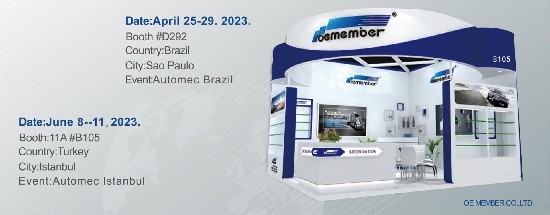 2023 Brazil Exhibition and Turkey Exhibition